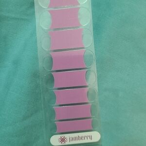 Half Sheet of Jamberry Purple French Tips- short